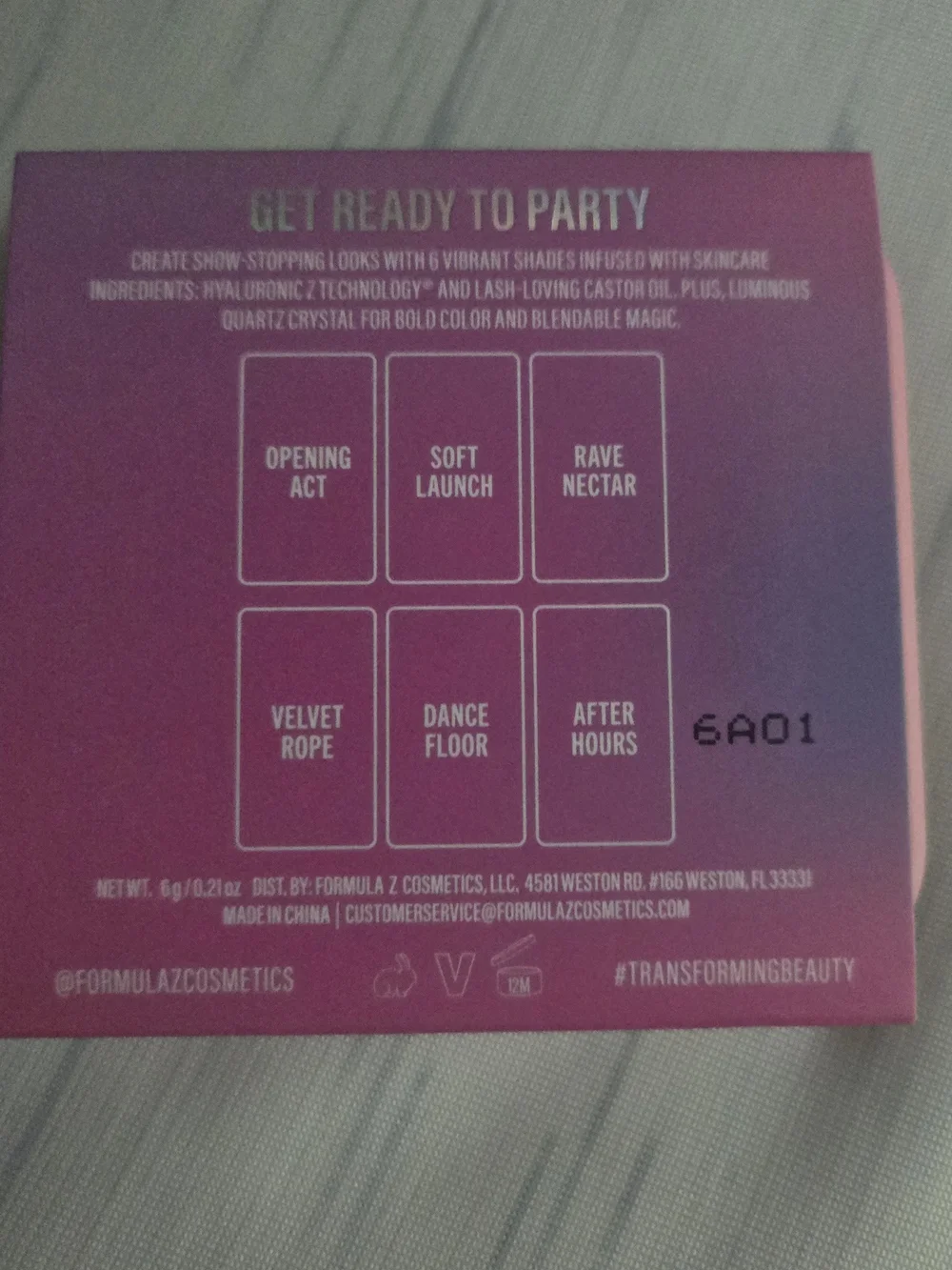 Formula Z formula party
